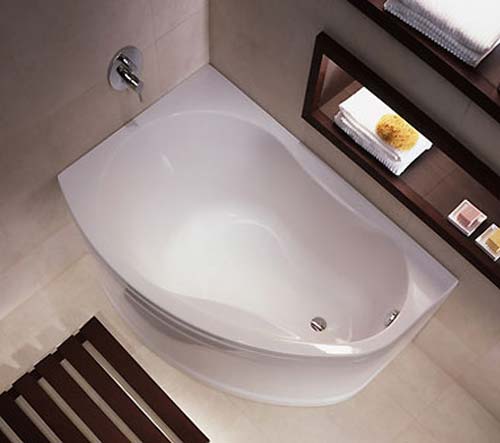 Виды ванн: чугунные, стальные, акриловые.